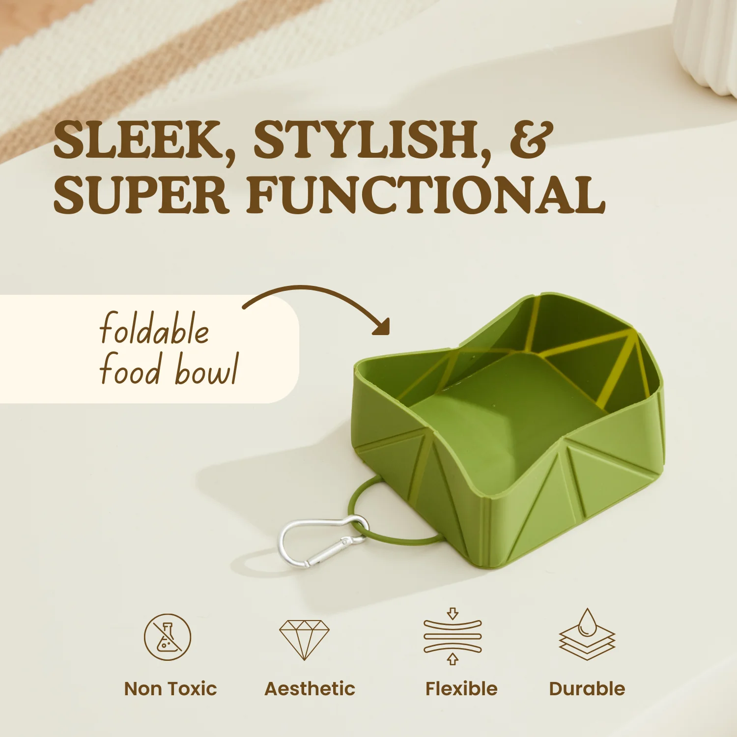 Foldable Food & Water Bowl - Image 3