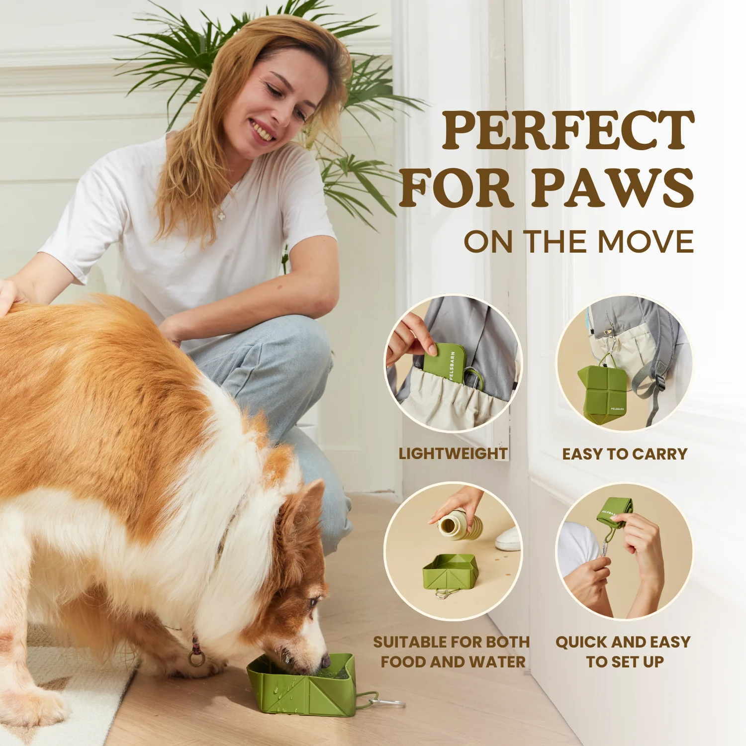 Foldable Food & Water Bowl - Image 4