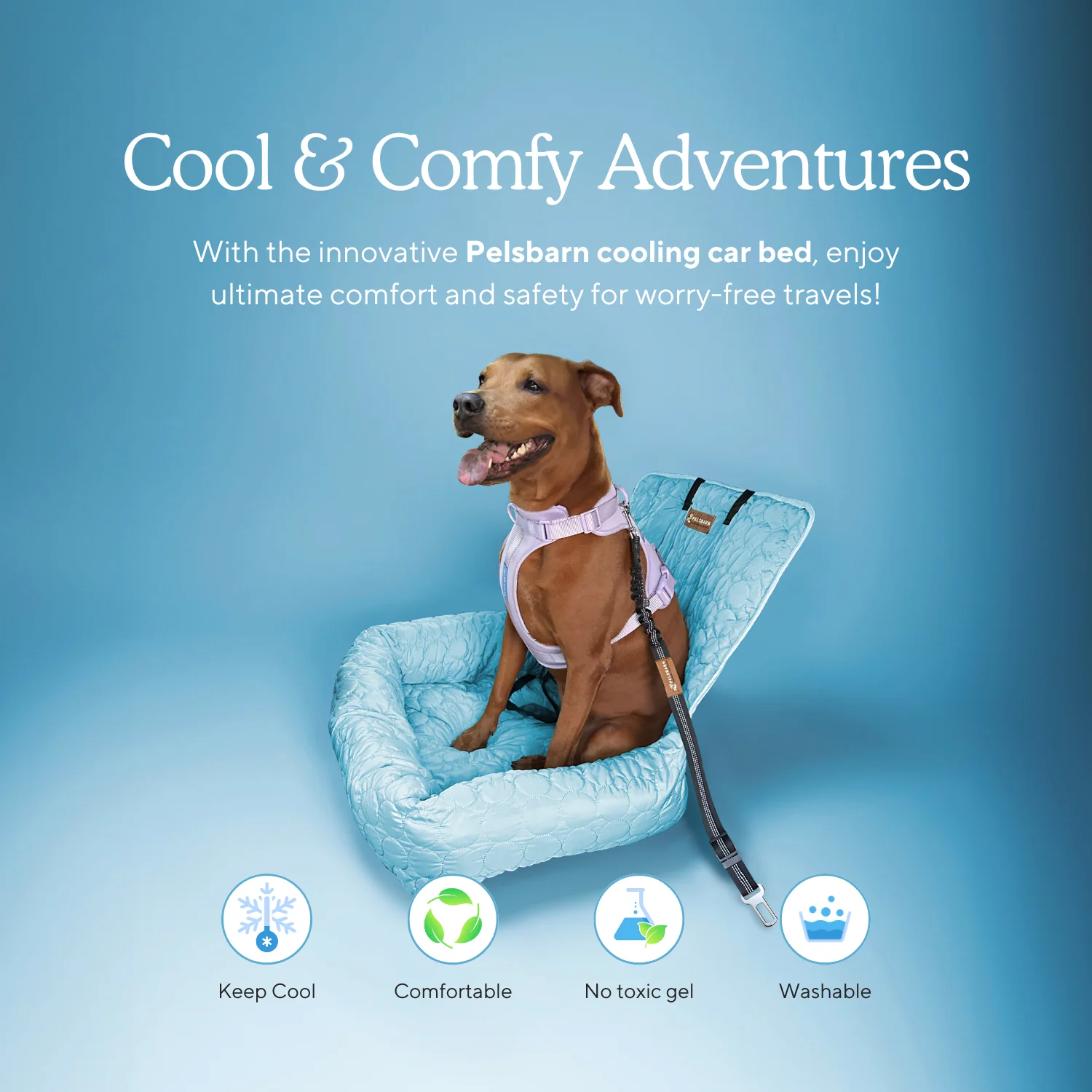 Pelsbarn Cooling Car Bed - Image 11