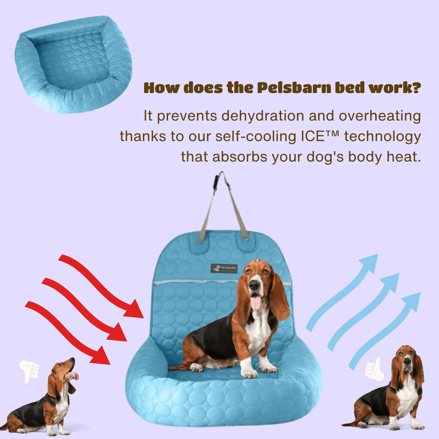 Pelsbarn Cooling Car Bed - Image 8