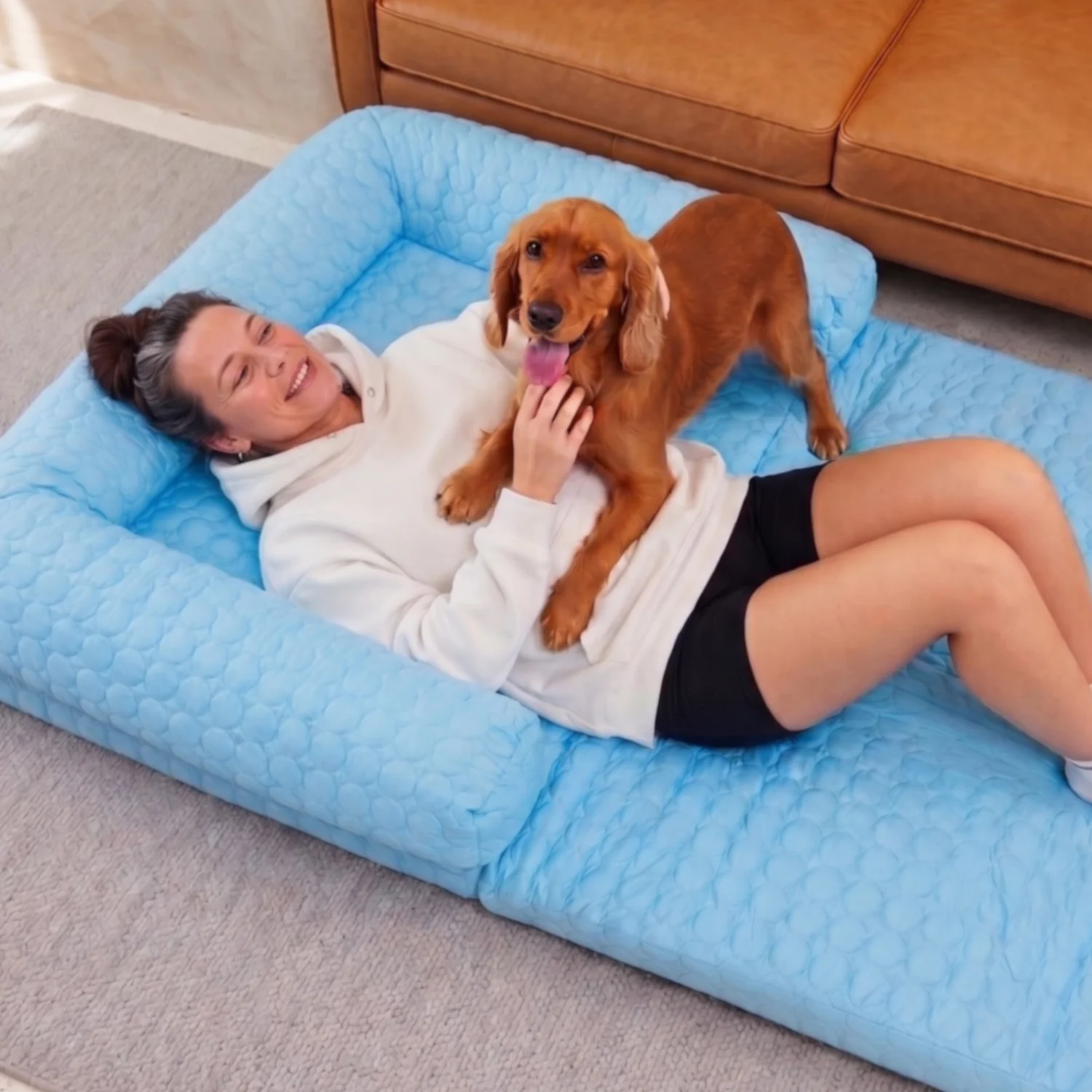 Human Size Cooling Dog Bed - Image 13