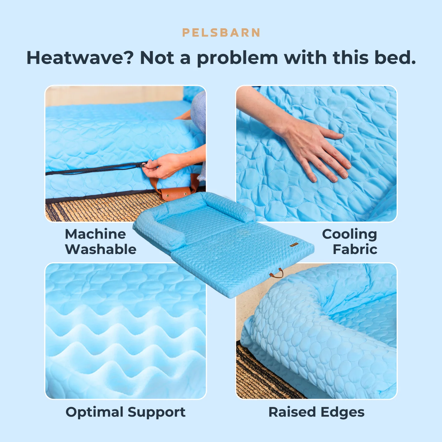Human Size Cooling Dog Bed - Image 3