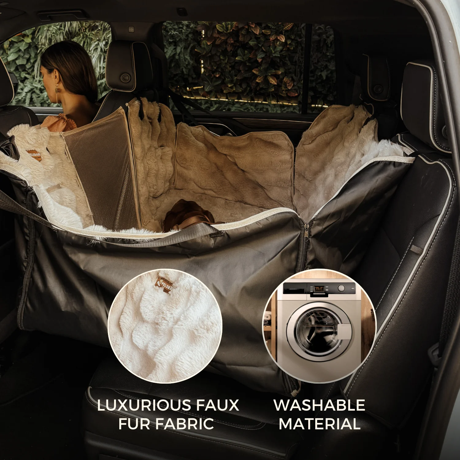 Luxurious Full Backseat Protector + Free Calming Blanket - Image 13