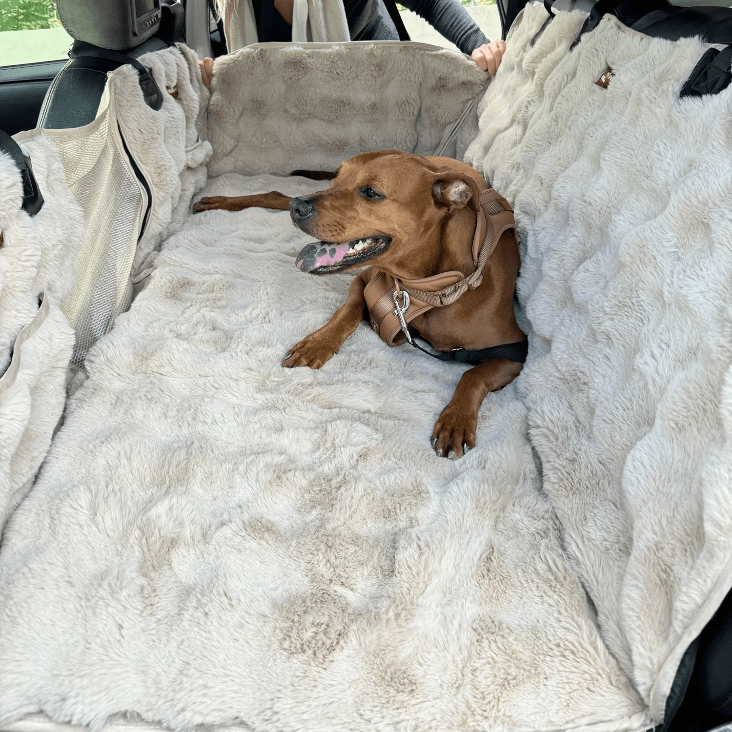Luxurious Full Backseat Protector + Free Calming Blanket - Image 15