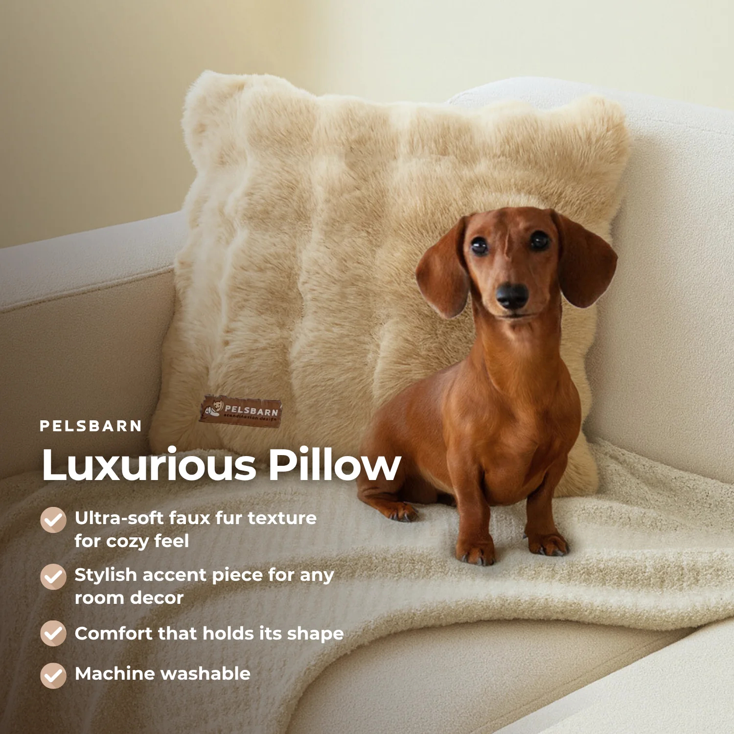 Pelsbarn Luxurious Pillow - Image 2