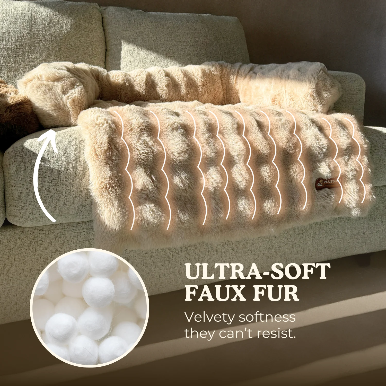 Pelsbarn Luxurious Sofa Bed - Image 3