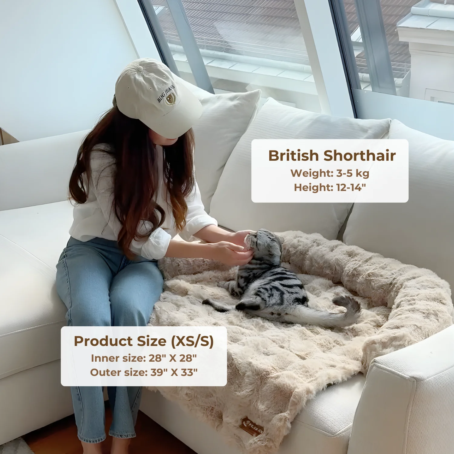 Pelsbarn Luxurious Sofa Bed ( 1+1 ) for Cats - Image 19
