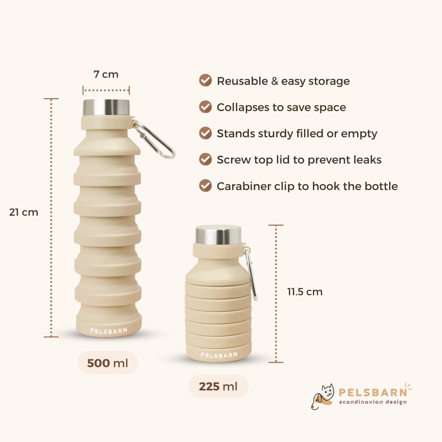Pelsbarn Foldable water bottle - Image 11