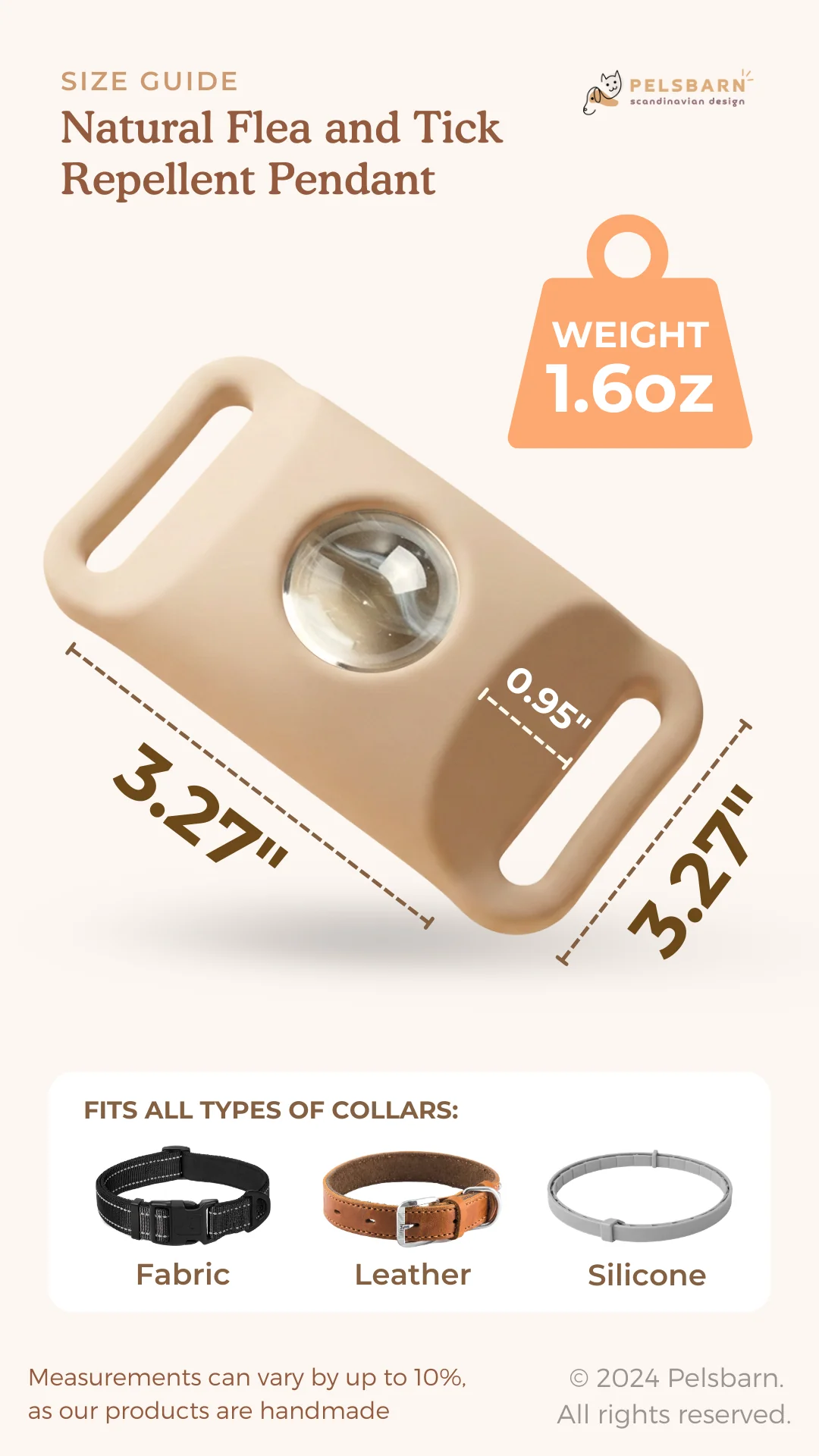 Pelsbarn Natural Flea and Tick Pendant - Image 24