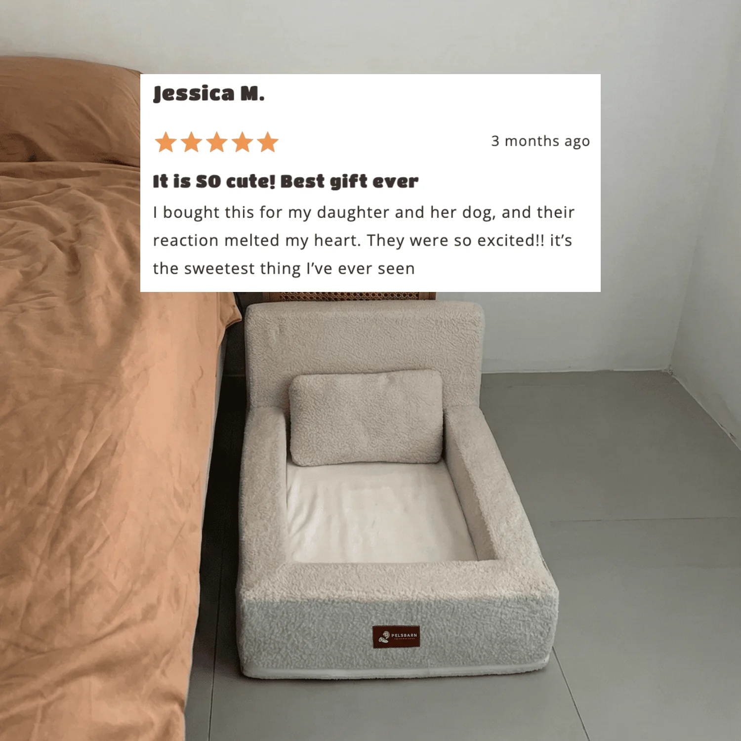 REAL orthopedic bed for dogs (including mattress and pillow) - Image 7