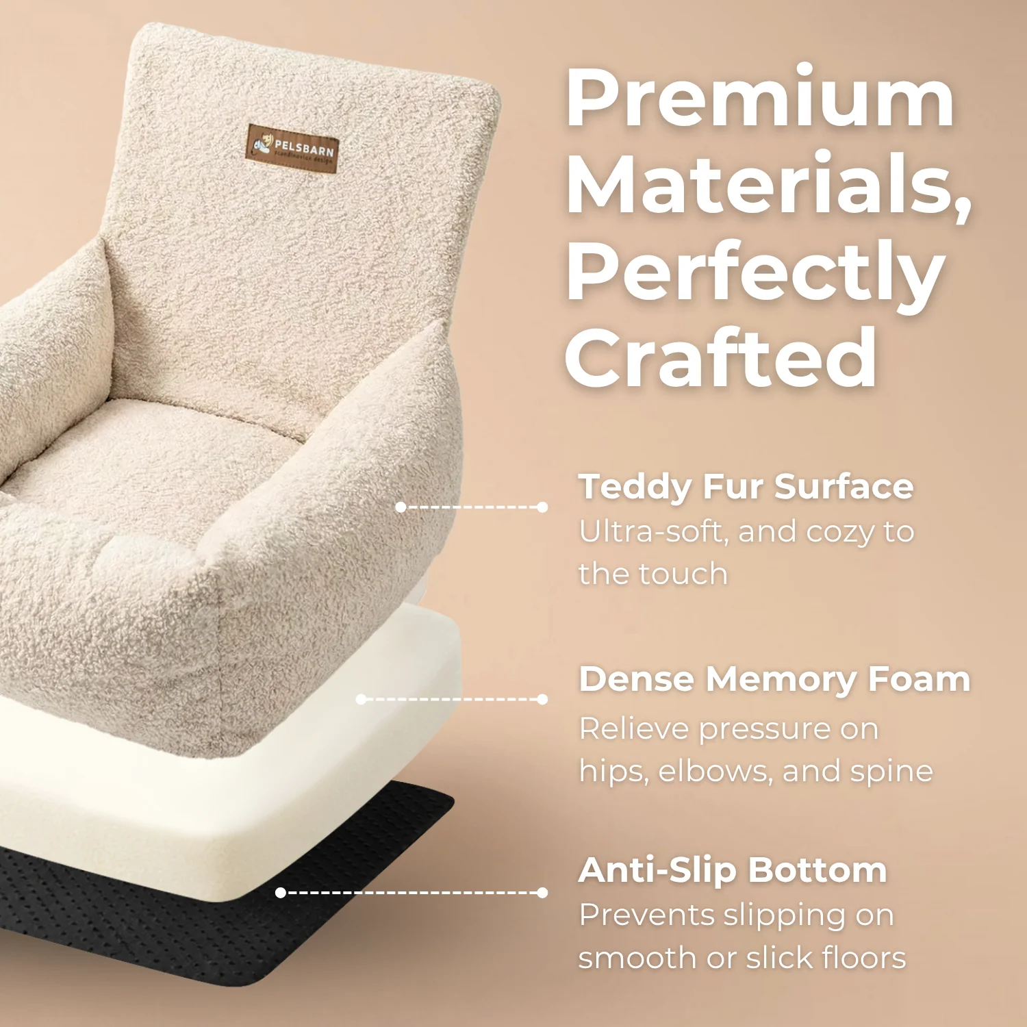 Pelsbarn Teddy Car Bed - Image 16