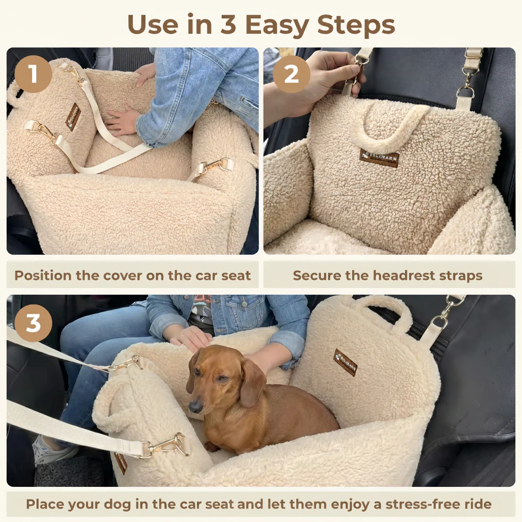 Pelsbarn Teddy Cozy Car Seat - Image 12