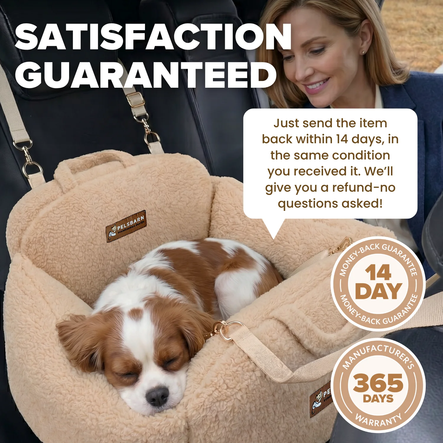 Pelsbarn Teddy Cozy Car Seat - Image 15