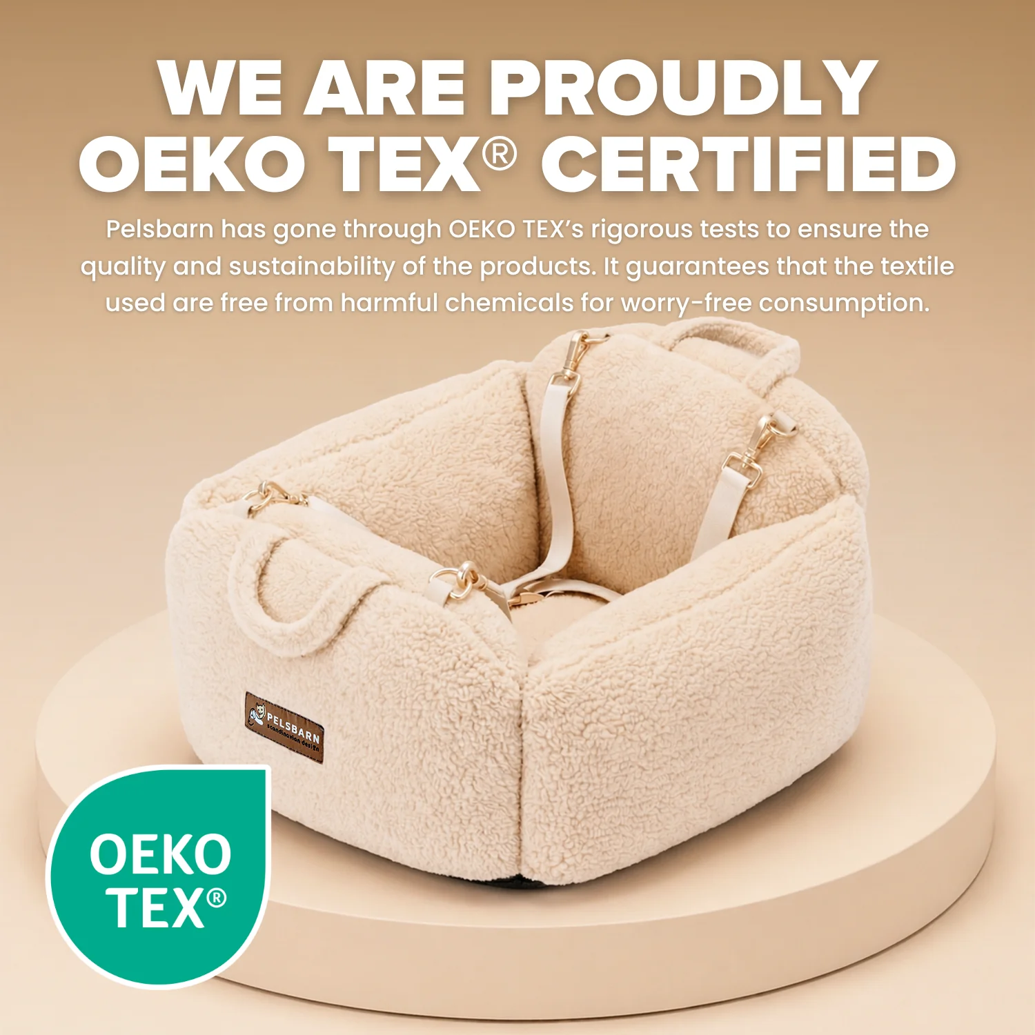 Pelsbarn Teddy Cozy Car Seat - Image 16