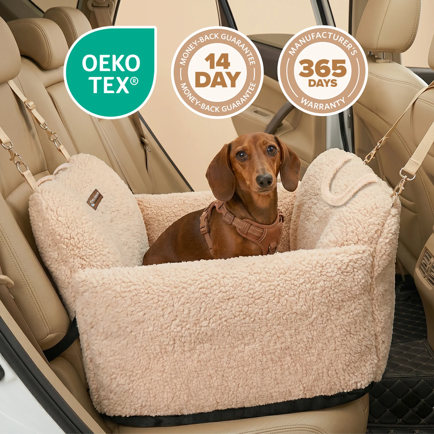 Pelsbarn Teddy Cozy Car Seat - Image 2