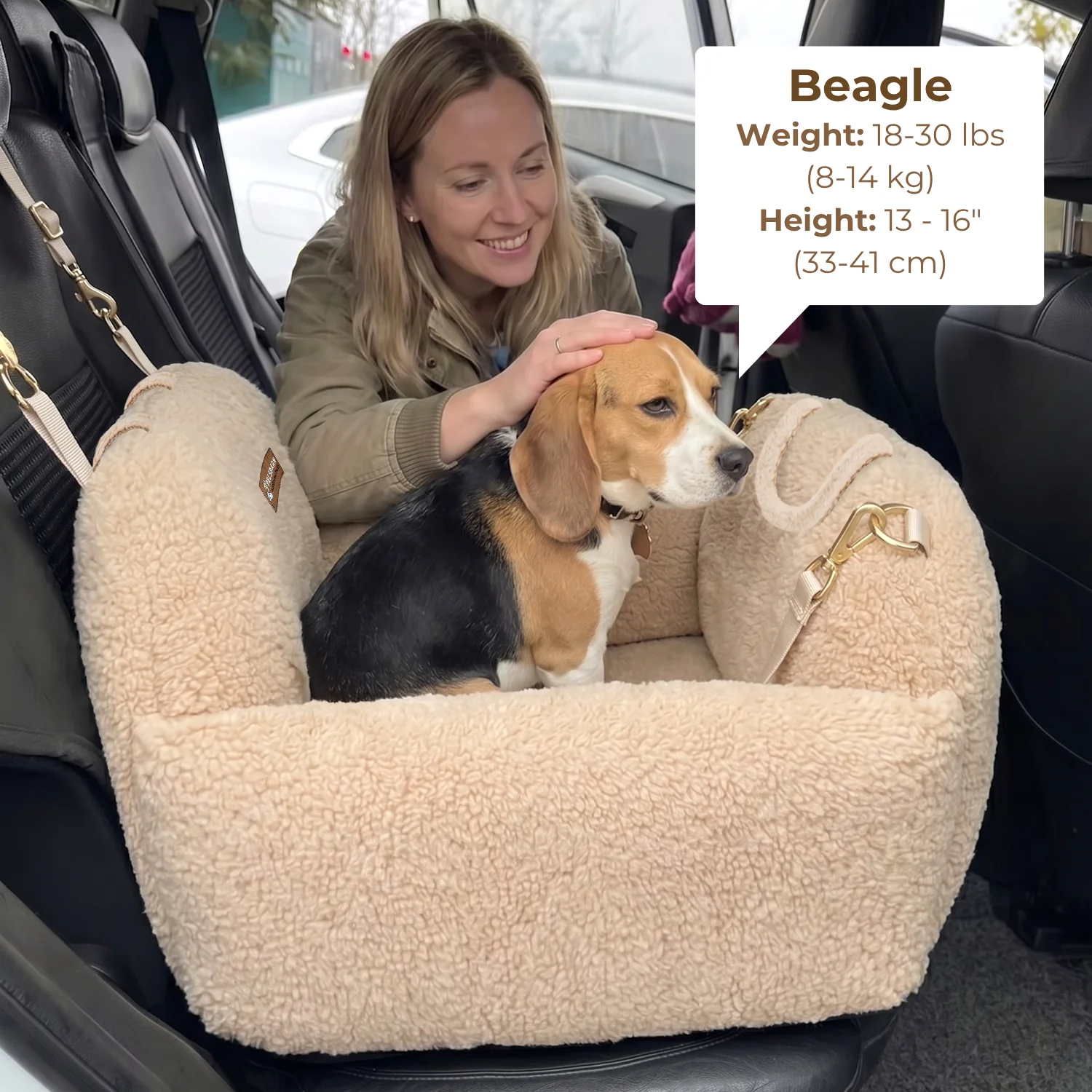 Pelsbarn Teddy Cozy Car Seat - Image 3