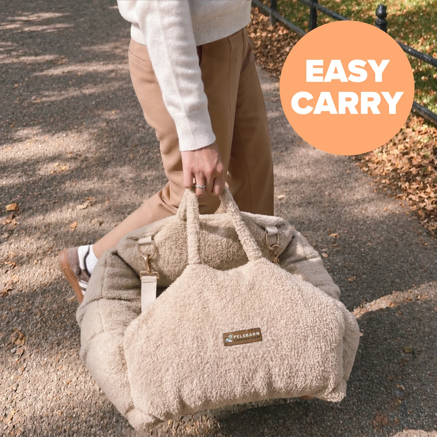 Pelsbarn Teddy Cozy Car Seat - Image 4