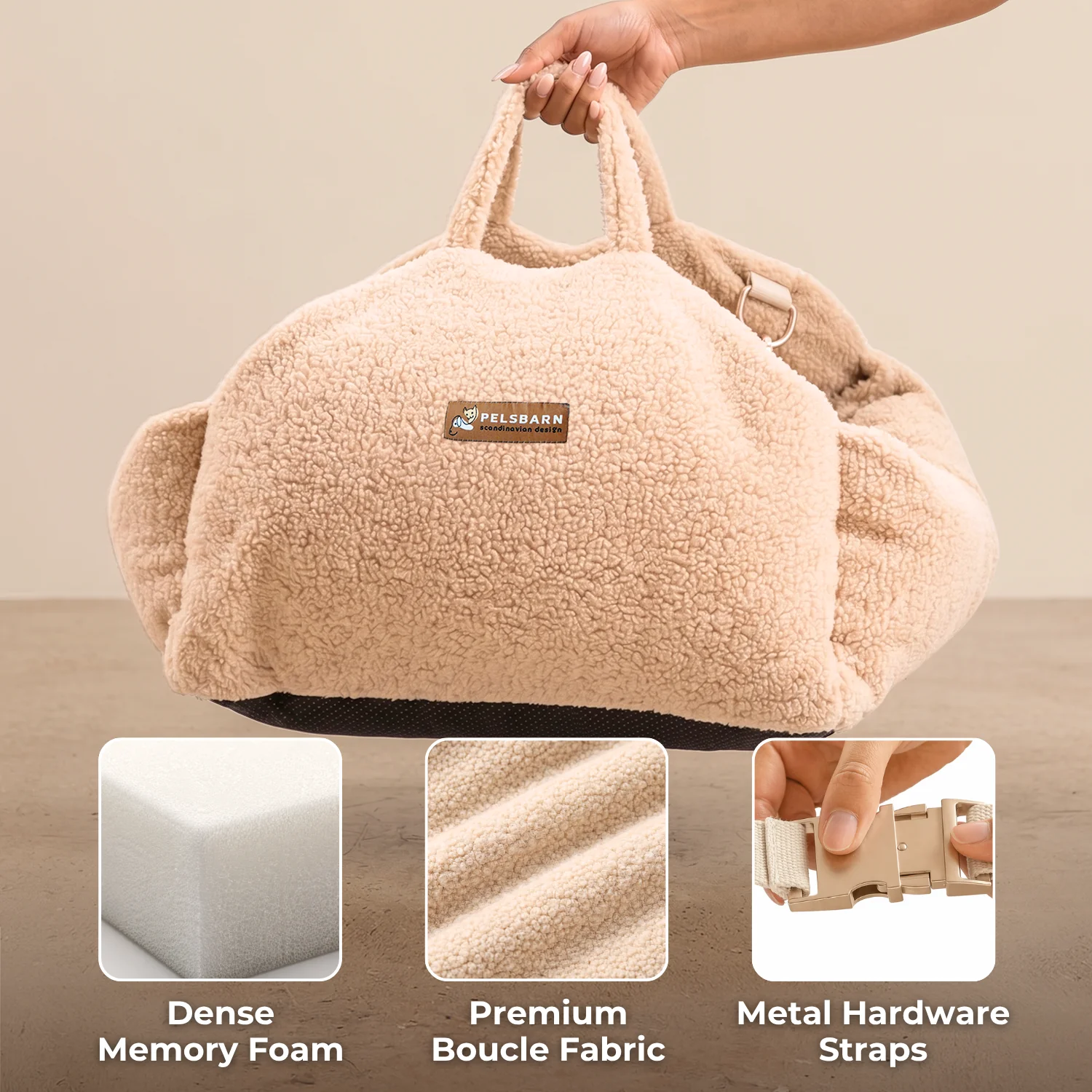 Pelsbarn Teddy Cozy Car Seat - Image 7