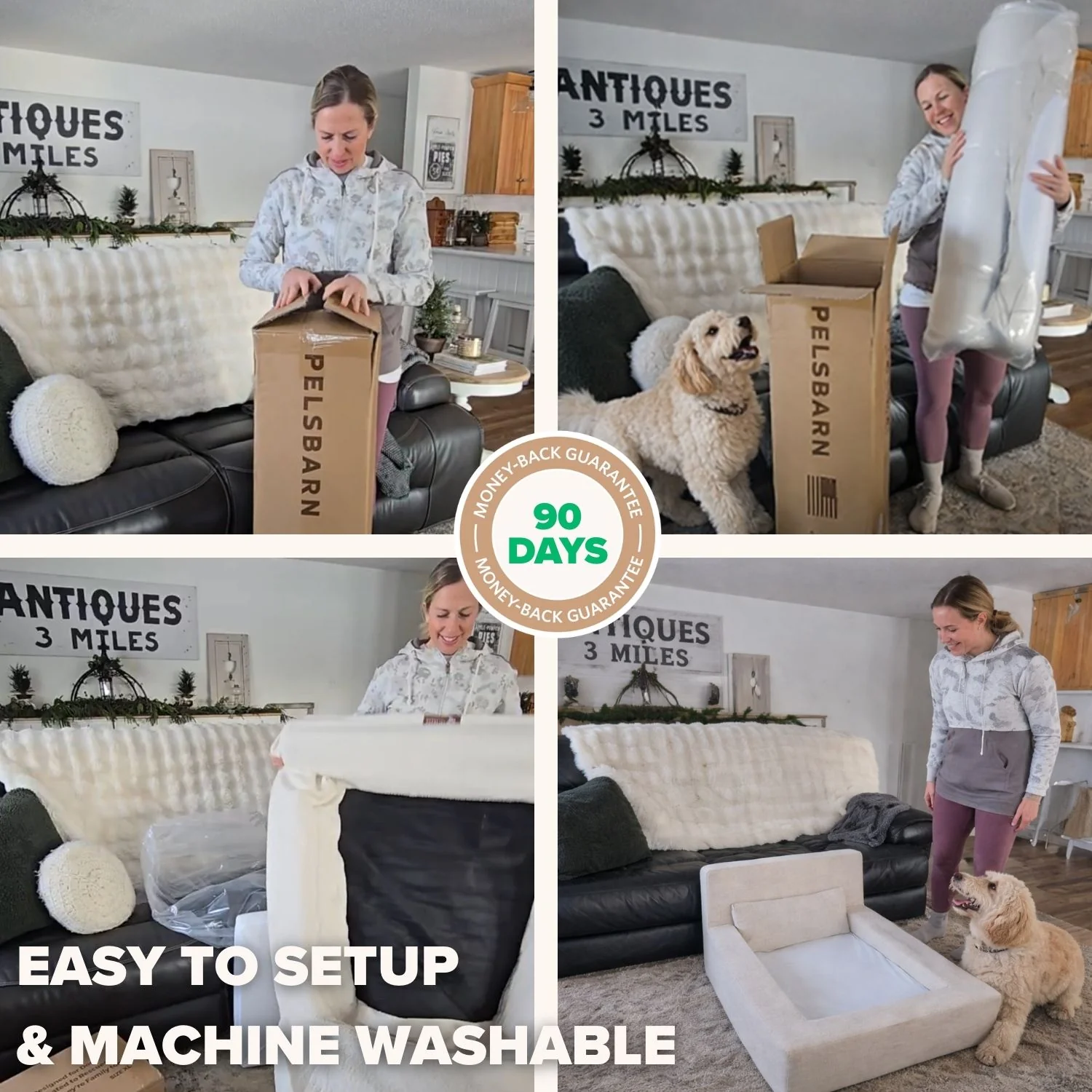 The Real Dog Bed + Free Calming Blanket - Image 14