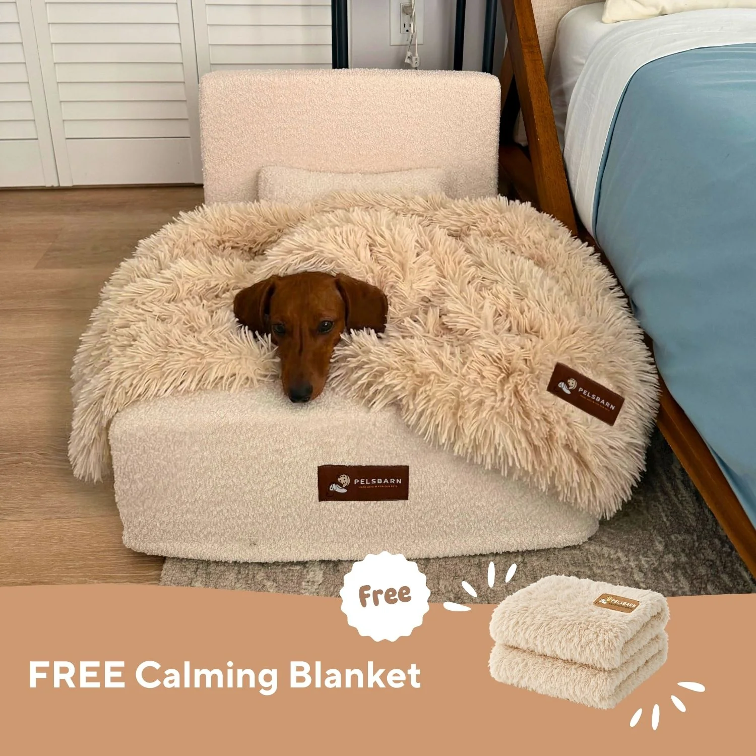 The Real Dog Bed + Free Calming Blanket - Image 20